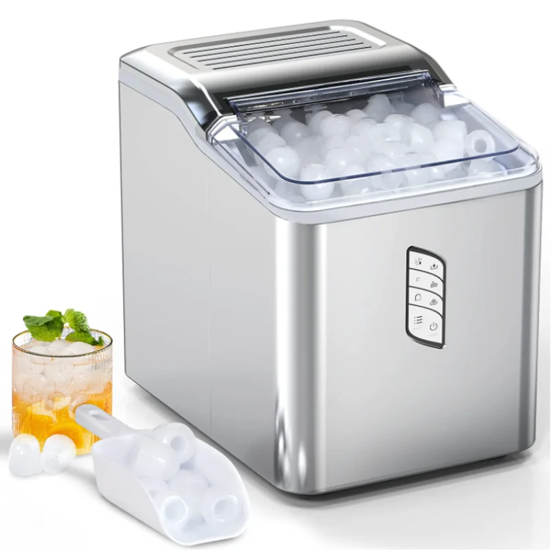 

Best-Selling Electric Intelligent Portable Home Ice Maker Custom Mini Ready-To-Eat Ice Self-Cleaning Ice Maker