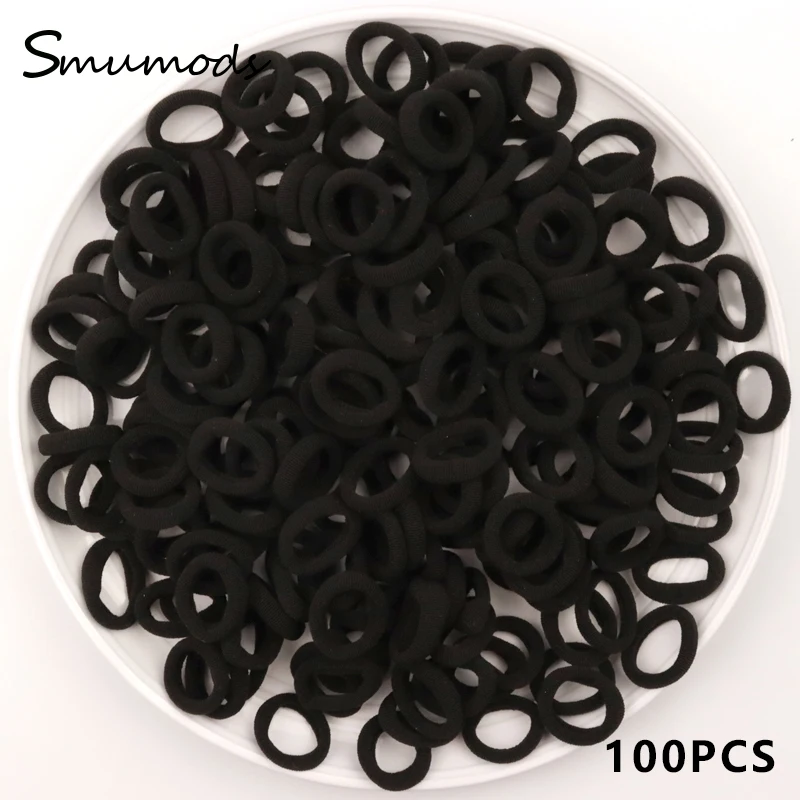 

50/100pcs Kid Small Hair Bands Baby Girl Tie Nylon Scrunchie Hair Rope Colorful Elastic Hair Hair Accessories