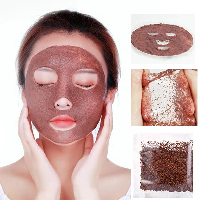 

8-4pcs Natural Algae Seaweed IDY Mask for Face Whitening Mask Hydrating Shrink Pores Face Care Anti Acne Repair Skin Care