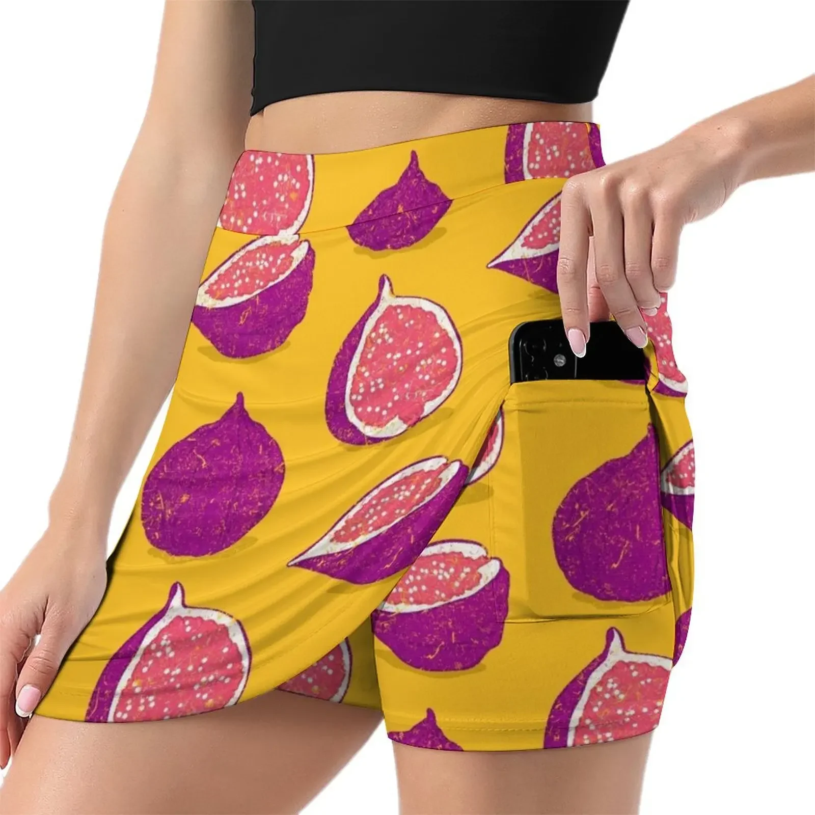 Fig Мини-юбка платье женская летняя Юбка брюки одежда для гольфа