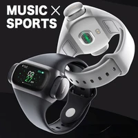 original smart watches earphone 2 in 1 bluetooth earbuds wristband for fitness heart rate sports monitor sleep health tracker