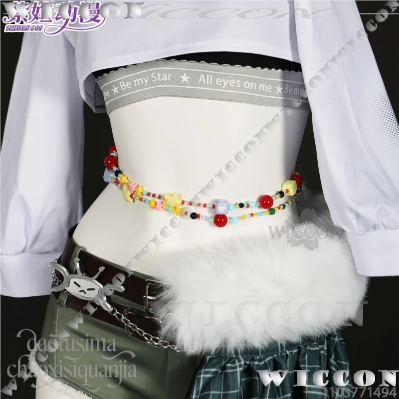 Фото Костюм GODDESS VICTORY: модный укороченный свитшот, мини-шорты, платье Y2K, парик для Хэллоуина, вечеринок, фестивалей, косплей-фестивалей, комик-конов №5