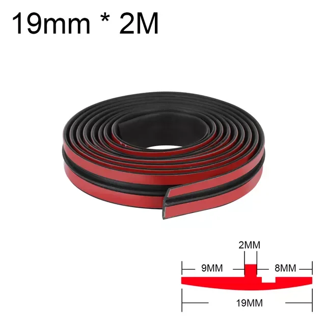 

V Shape Car Rubber Door Side Window Filler Weatherstrip For Door Trunk Noise Sound Insulation Car Window Seal Strip Stick