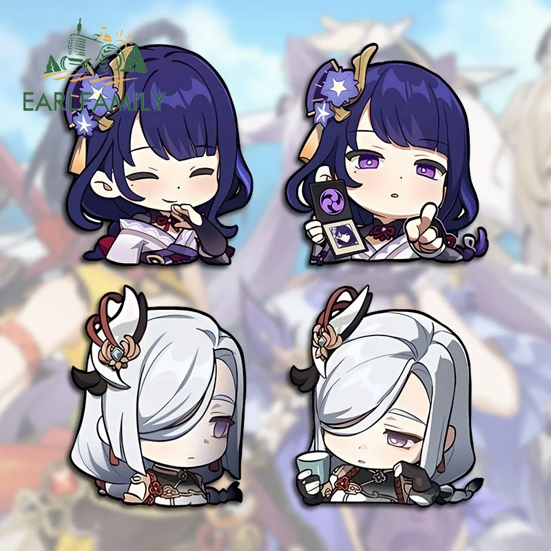 EARLFAMILY 13 см забавная кавайная Автомобильная наклейка с узором в виде мема