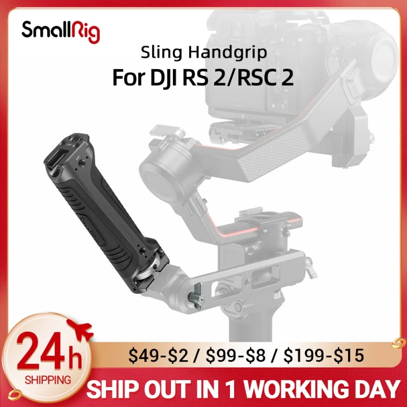 

SmallRig Sling Handgrip для DJI RS 2 и RSC 2 Gimbal Silicone Grip со встроенным шестигранным ключом 3161