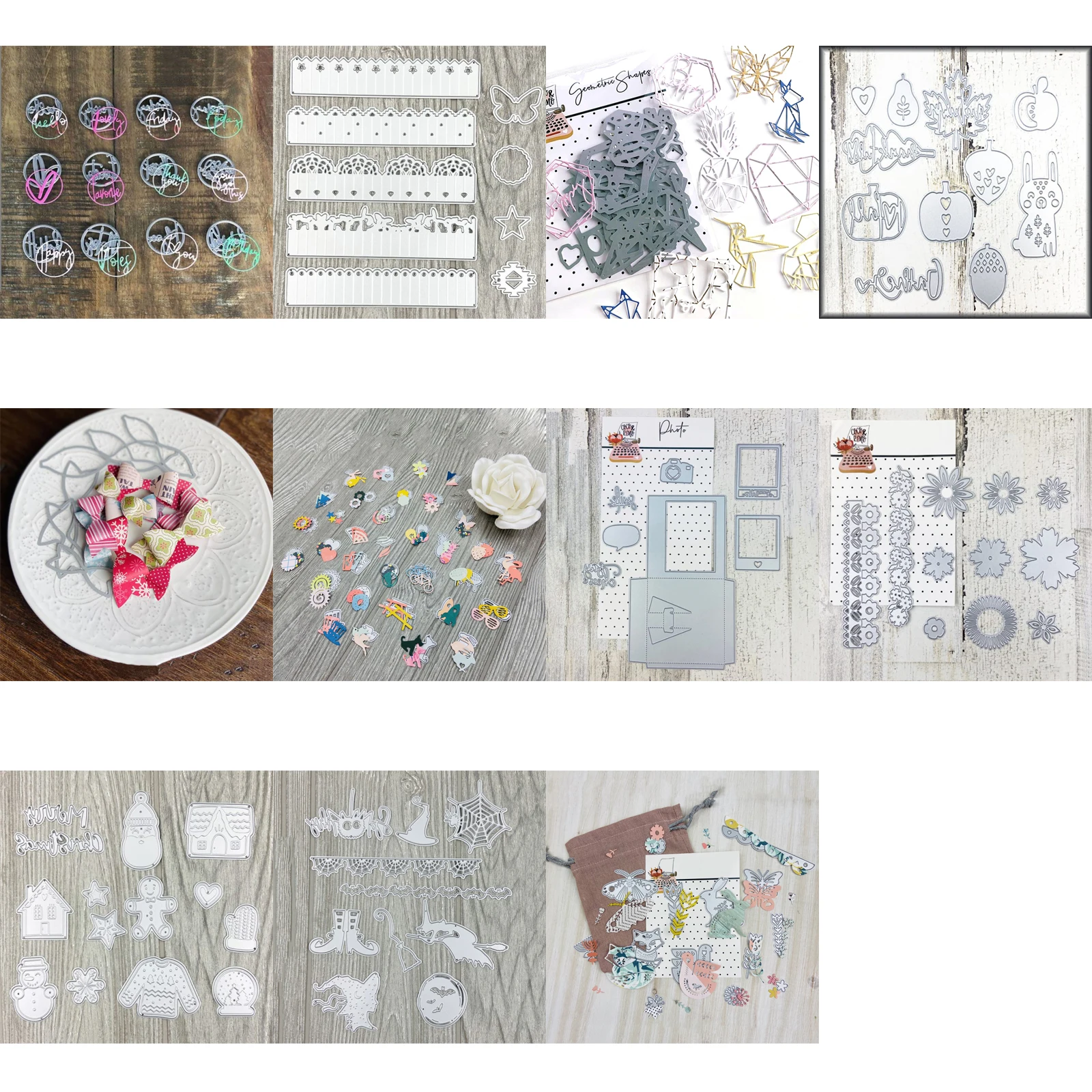 

2022 набор украшений для дневника, новые металлические Вырубные штампы для скрапбукинга, для изготовления открыток, для самостоятельного тис...