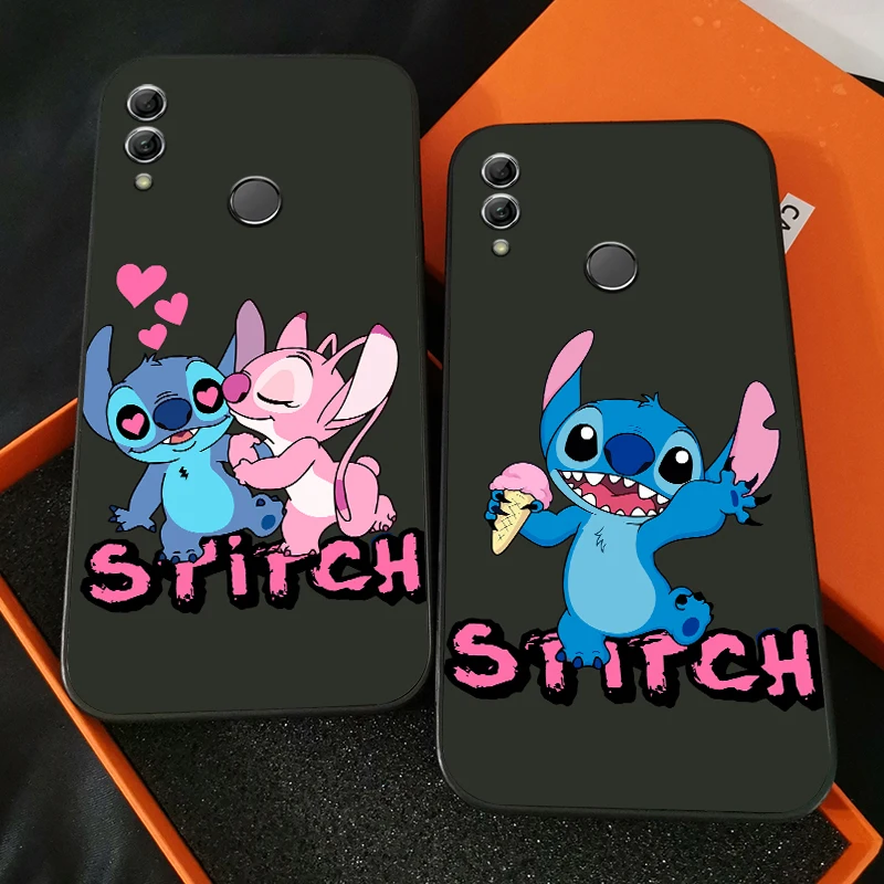 

Lilo & Stitch: The Series Phone Case For Huawei Honor 7A 7X 8 8X 8C 9 V9 9A 9X 9 Lite 9X Lite Black Back Funda Silicone Cover