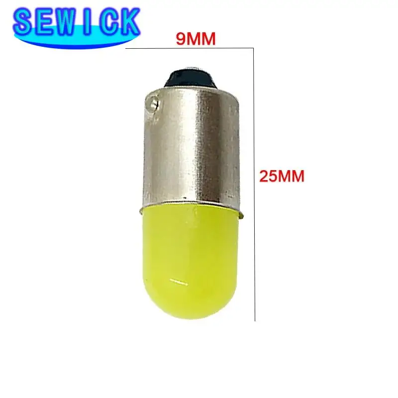 300 шт. T5 1895 233 супер яркие BA9S T11 T4W круглые 3D COB светодиодсветодиодный белые