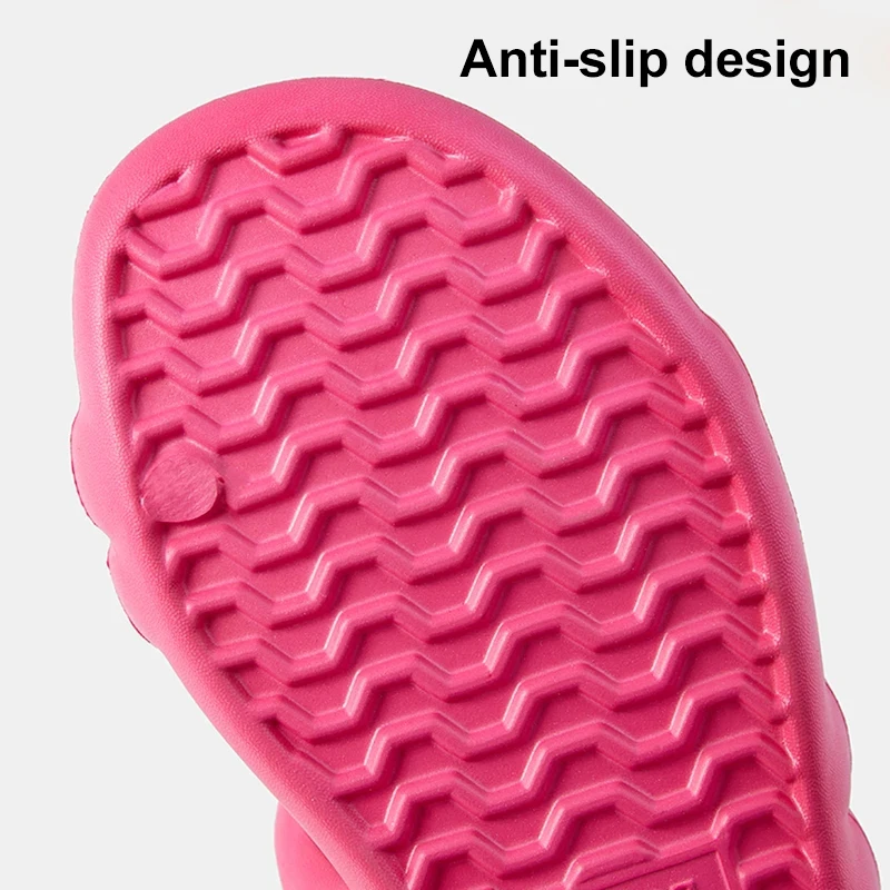 Rimocy Soft eva Cloud Slippers Women Summer Beach Candy Color Flat Sandals Woman Lightweight Non Slip Bathroom Home Slides Shoes