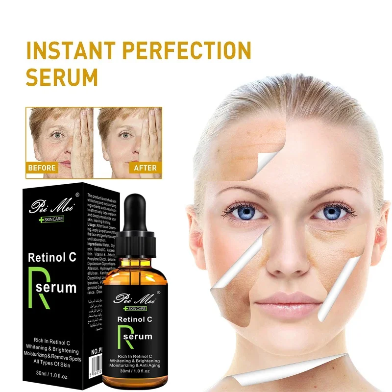 

Dermatological Instant Perfection Serum Anti Wrinkle Remove Dark Spots Face Essence Anti-Aging Whitening Facial Skin Care Serum