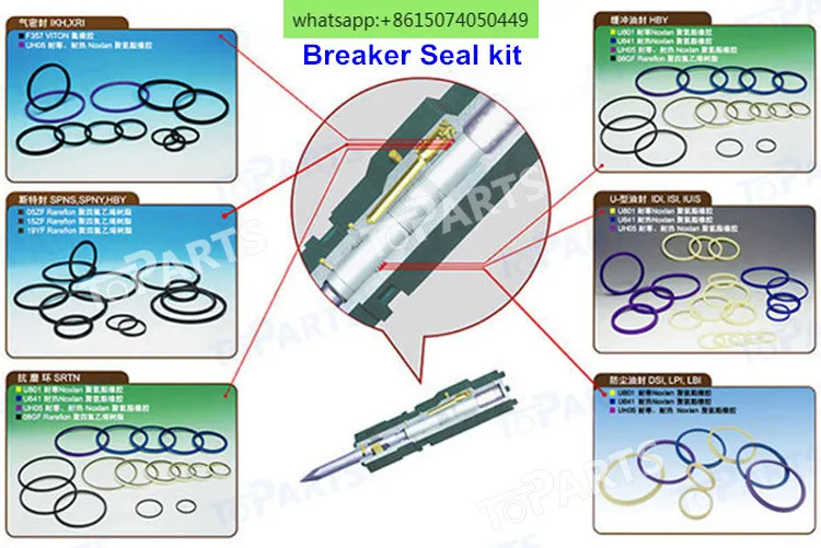 Комплект для ремонта MONTABERT 86612744 комплект уплотнений гидравлического молотка V32