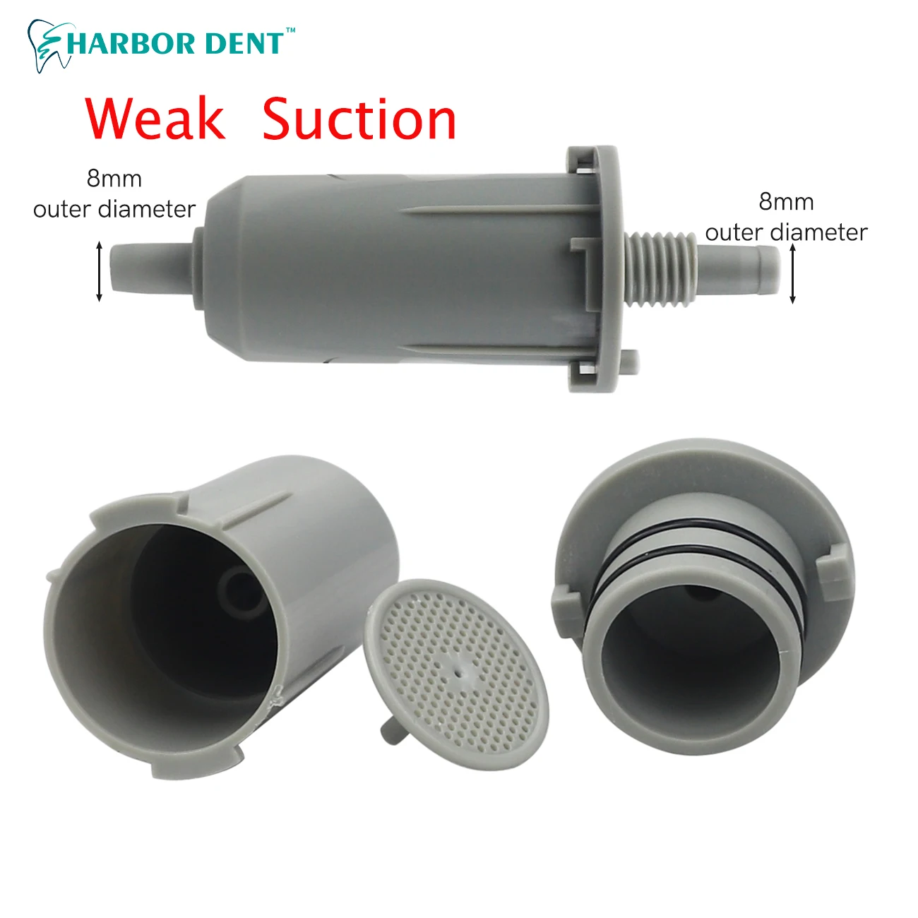 Стоматологический фильтр пластиковый слюнявчик присоска чашка