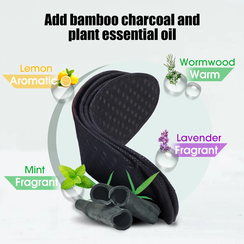 Bamboo Charcoal Deodorant Insoles Mesh Breathable Absorb-Sweat Shoe Pads Men Running Sport Insert Light Weight Insole Brioche