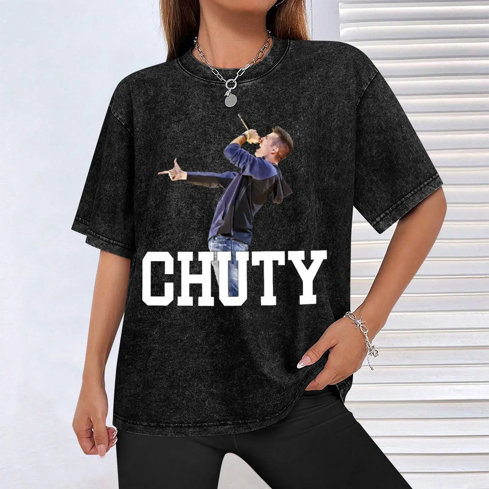 Фото Футболка Chuty - ESP-FMS SPAIN - URBAN ROOSTERS 2023, базовая однотонная футболка для повседневного использования №4