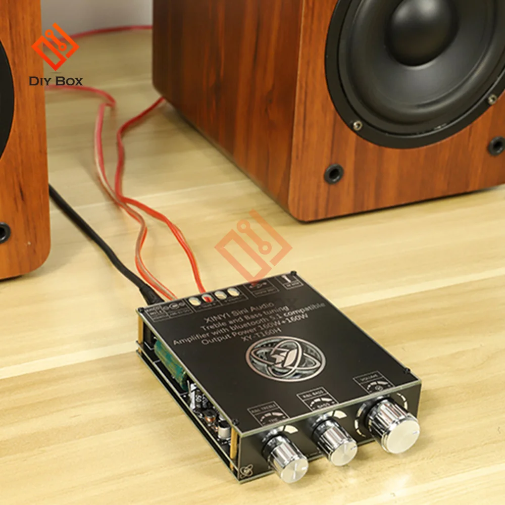 

T160H 160 Вт * 2 Регулируемая фотопанель с высокими басами, двухканальный стерео модуль TDA7498E Super 3116