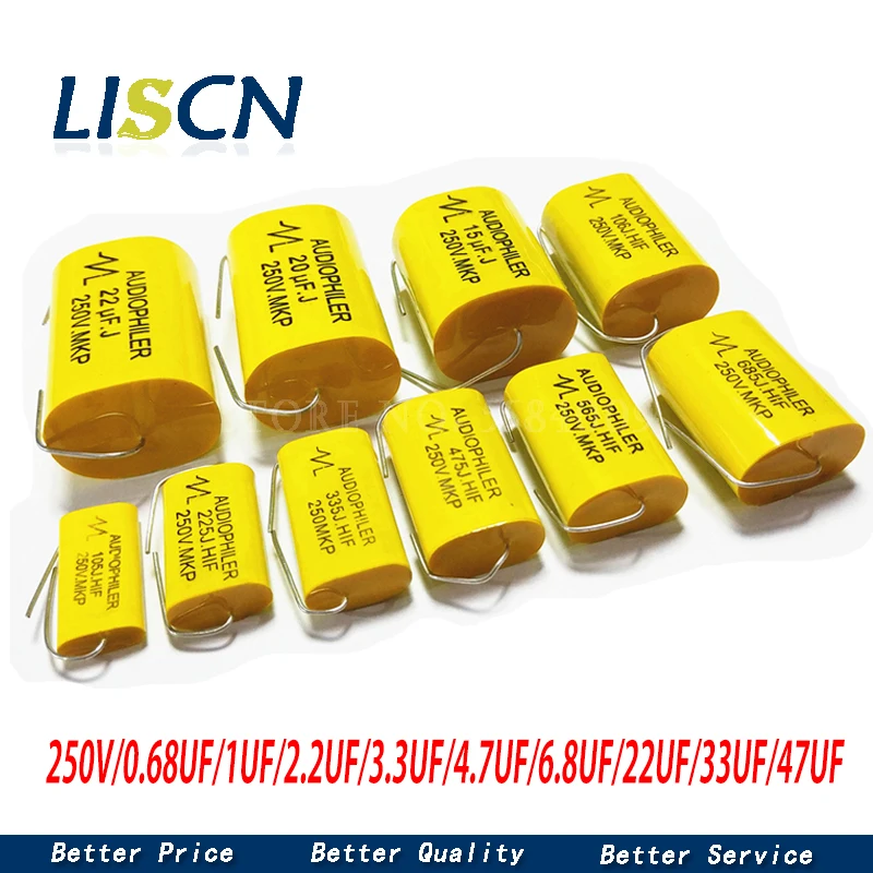 

LISM 0.68uF-47uF 250V кроссовер для твиттера 2шт