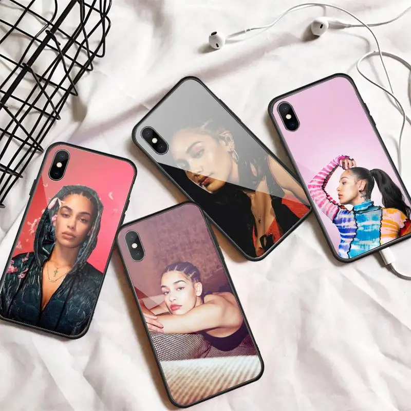 Jorja Smith singer Phone Case Tempered glass For iphone 11 12 13 PRO MAX mini 6 7 8 plus X XS XR