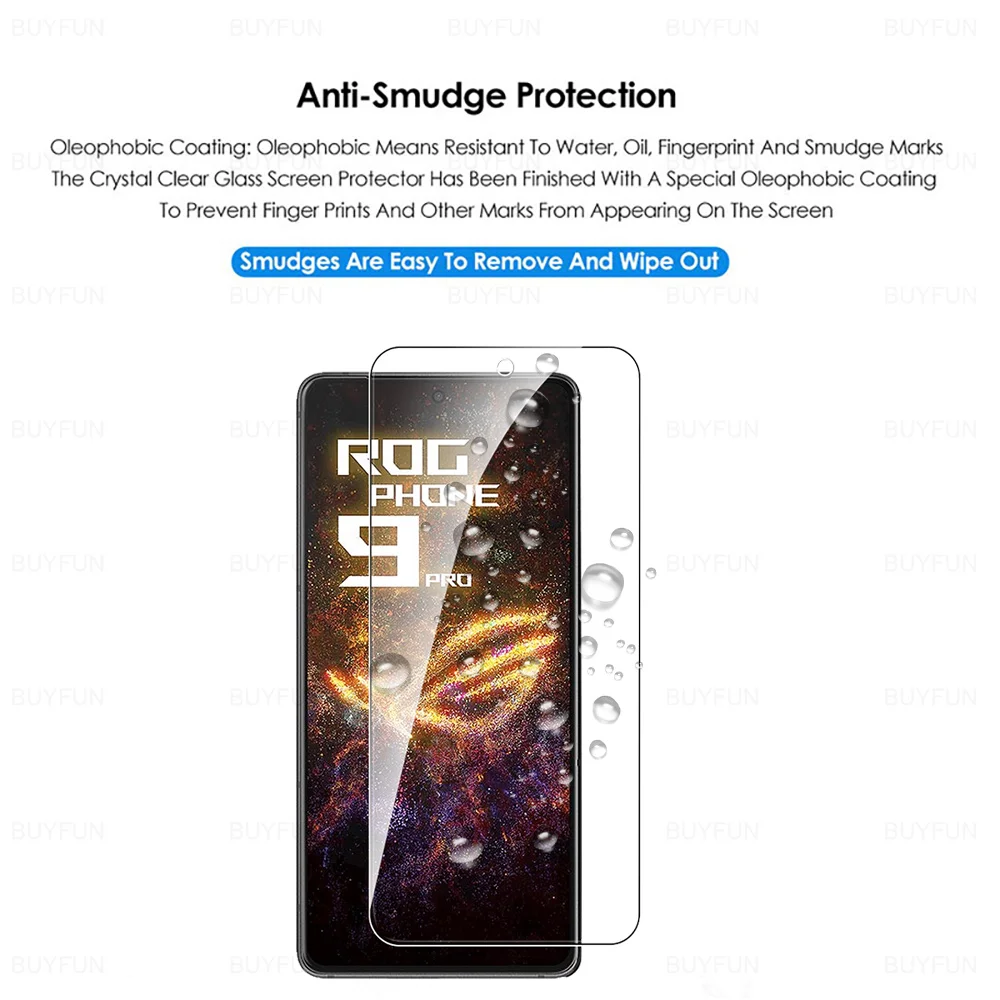 1-4 шт. закаленное стекло для Asus ROG Phone 9 Pro Защитная пленка экрана ROGPhone 9Pro ROGPhone9 Phone9 5G