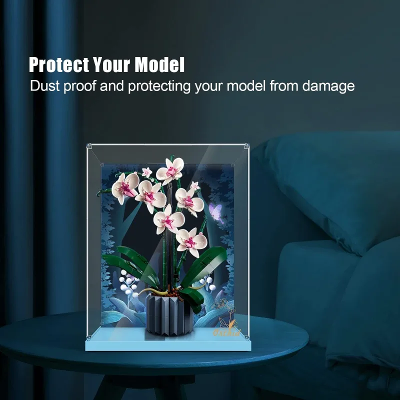 Акриловая витрина для Lego Orchid 10311 Пыленепроницаемая прозрачная (только коробка)