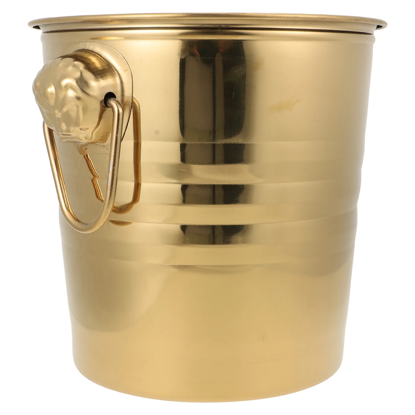 

Glass Champagne Iced Bucket Terrarium Gold Kitchen Gathering Anti-rust Stainless Steel Large Coolers