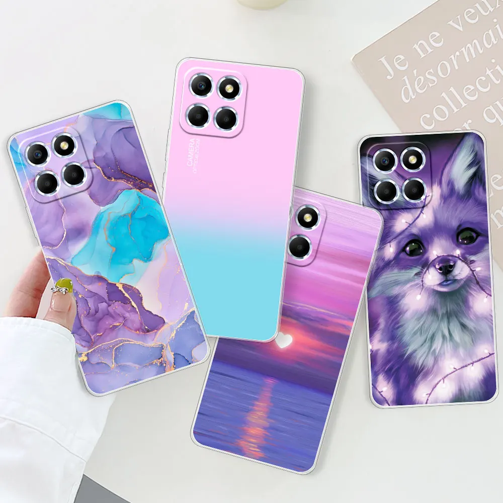 Чехол для Honor X8b LLY-LX1 чехол X8A CRT-LX1 противоударный Прозрачный мягкий силиконовый