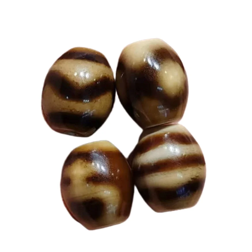 10 шт. Агатовые бусины Aradzi черного цвета