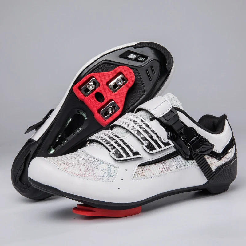 2022 Speed Cycling Shoes with Cleats Carbon Road Bike Boots Men MTB Flat Sneakers SPD Racing Women Self-Locking Bicycle Shoes