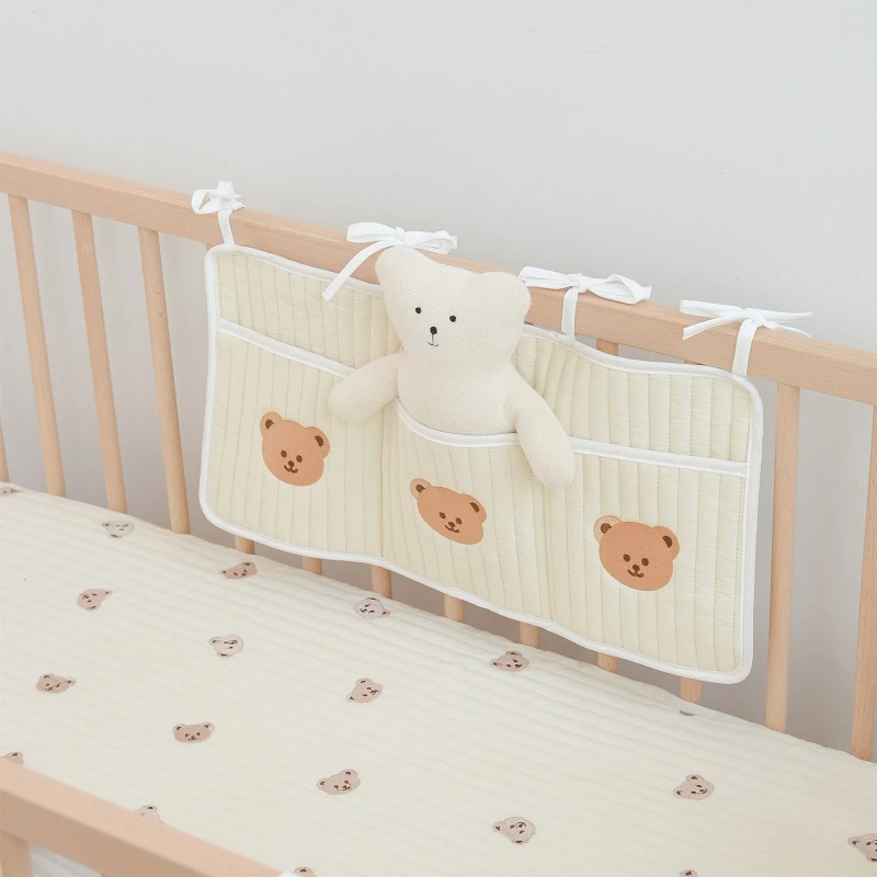 

Crib Multifunctional Hanging Storage Bag Diaper Bag for Baby Crib Fence Stroller Car for