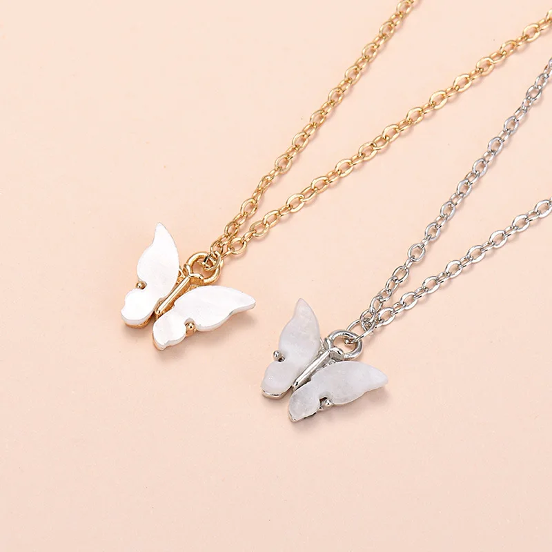 

New 2022 Designer Butterfly Necklace, Female Shell Pendant, Clavicle Chain