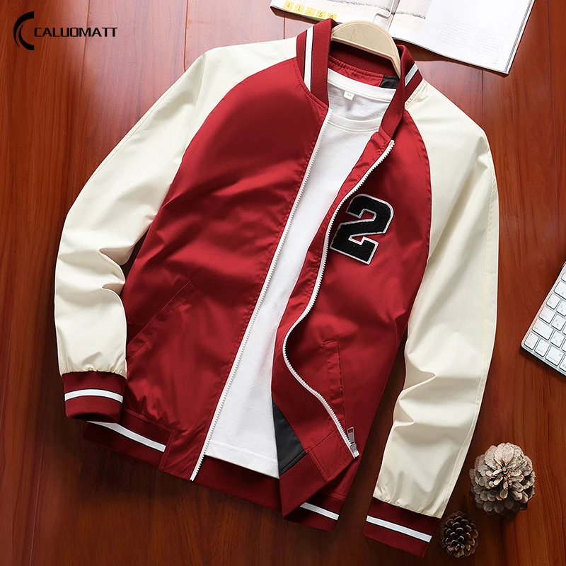 

Baseball Jackets Men Sportswear 2023 Casual Mens Coat Streetwear Slim Fit Pilot Uniform Spring Autumn Men's Clothing EU Size