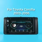 Автомагнитола 2 Din, 7 дюймов, мультимедийный плеер, с рамкой, для Toyota Corolla 2003, 2004, 2005, 2006, Android, автомагнитола
