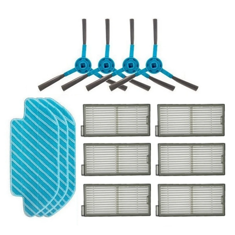

HEPA Filter Side Brush Mop Cloth Replacement Parts For Cecotec Conga 6090 7090 Robot Vacuum Cleaner Accessories