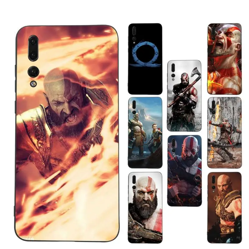 

RuiCaiCa Kratos God of War Phone Case Soft Silicone Case For Huawei p 30lite p30 20pro p40lite P30 Capa