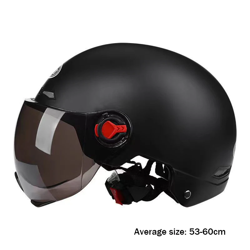 

Adult Motor Motorcycle Crash Helmet Breathable Open Face Half Face Riding Hard Hat Flip Up Downhill Engine With Reflective Patch