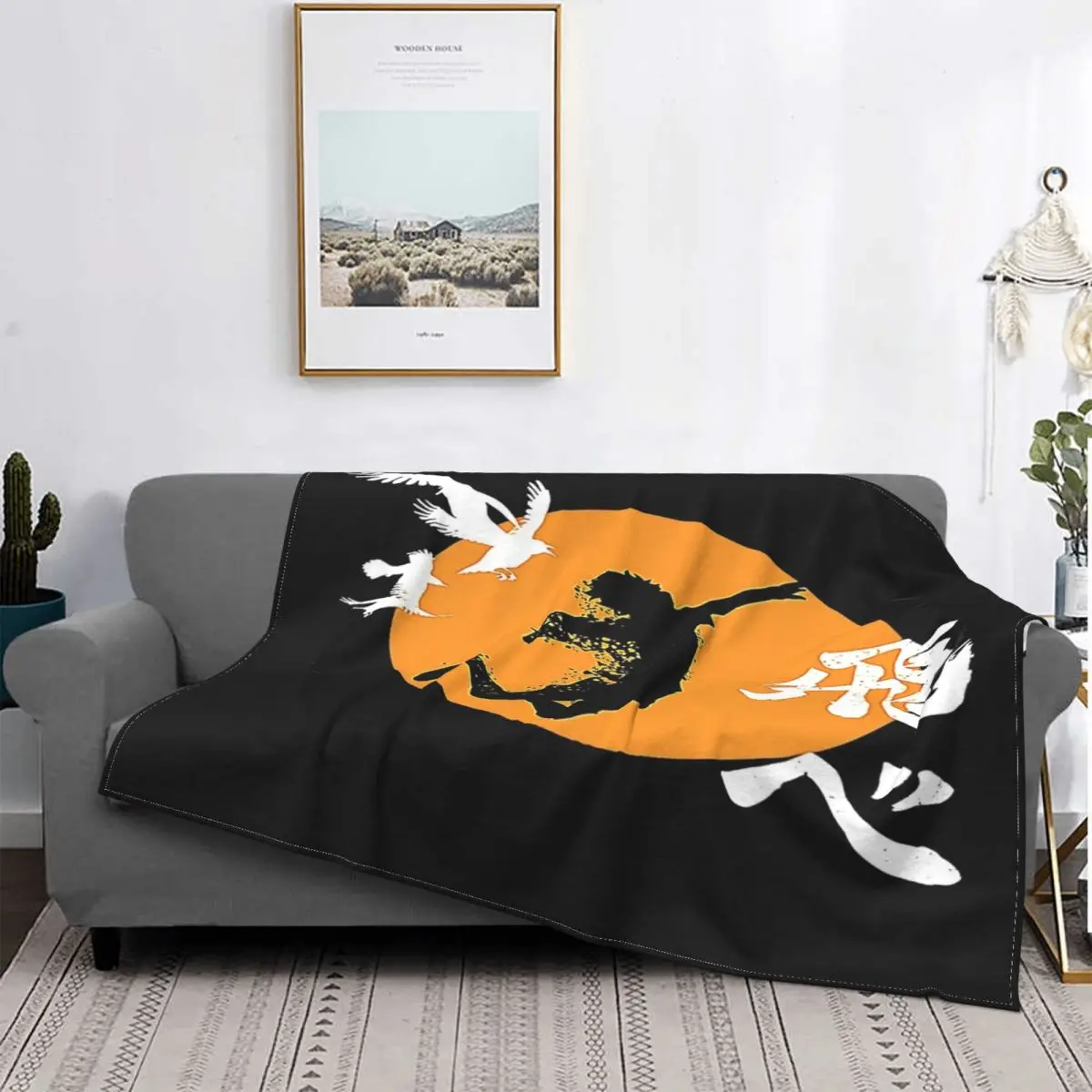 

Haikyuu karasuno-hinata удар Manta, colcha de cama квадраros, manta de cama de lino, manta de пикник, funda для детей