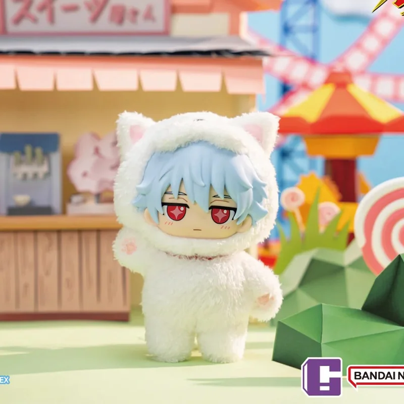 Фото Горячая новинка: Оригинальная коллекционная фигурка Bandai SofuNui Gintama в костюме, виниловая серия, аниме-подвеска, модель куклы, кавайный подарок №2