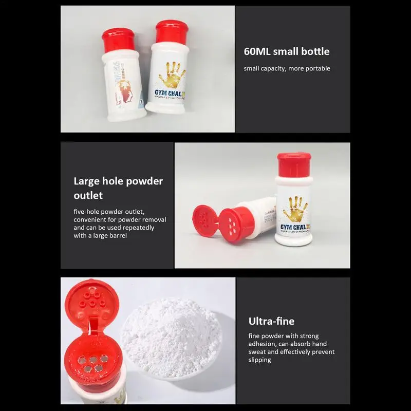 Мел для скалолазания впитывающий пот многоцелевой ручной мел 60 мл легкий