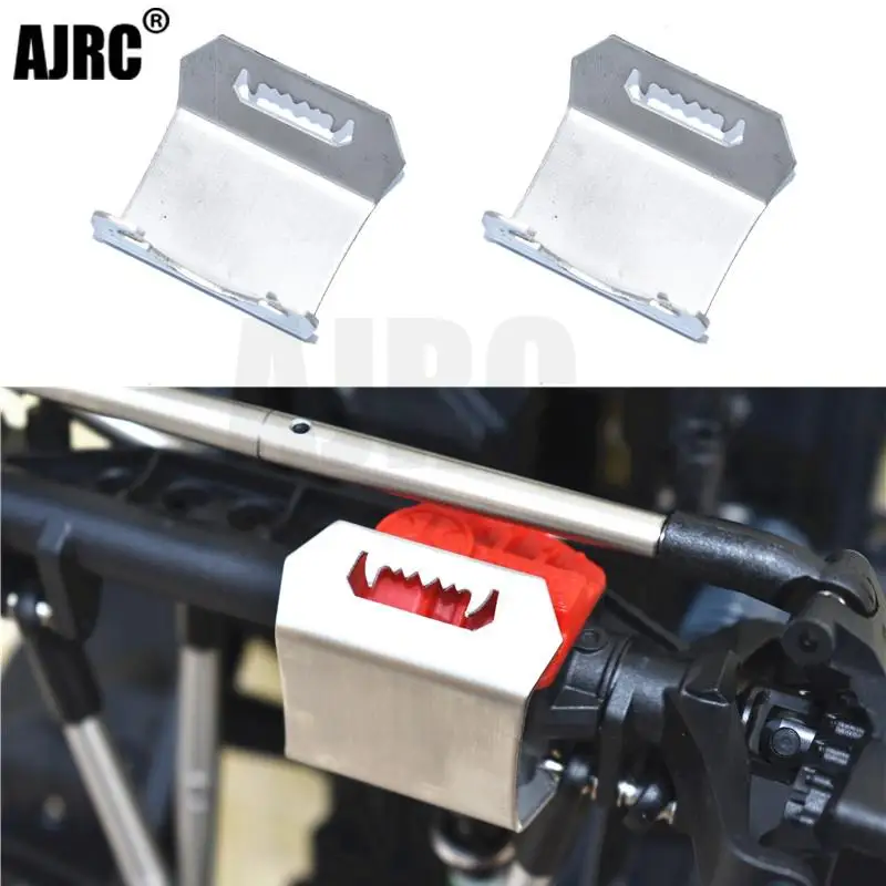 

1/10 осевой SCX10 III AXI03007 нержавеющая сталь передний и задний корпус коробки передач, бронирование оси