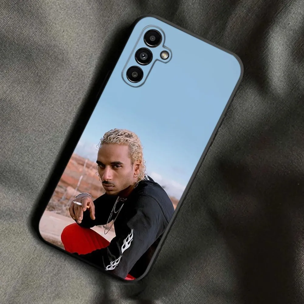 Чехол для телефона Rapper L-Laylow Samsung Galaxy A13 A21s A22 A31 A32 A52 A53 A71 A80 A91 Мягкий черный чехол