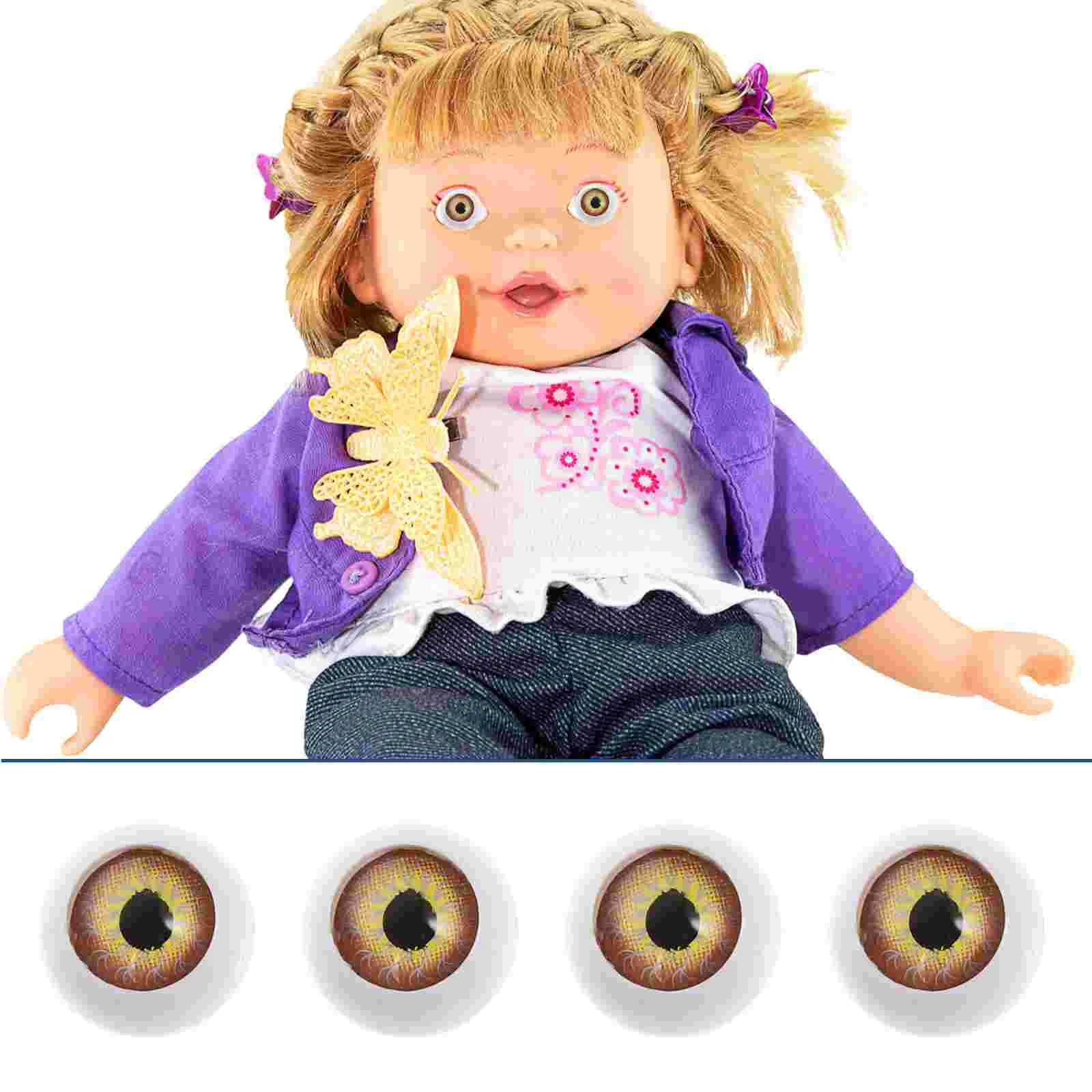 

100 шт., декоративные пластиковые подвески для глазных Яблоков