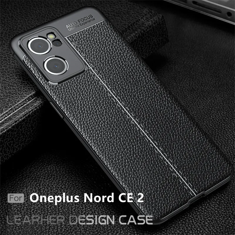 For Cover Oneplus Nord CE 2 Case For Oneplus Nord CE 2 Bumper Shockproof Soft TPU Leather For Cover Oneplus Nord CE 2 5G Fundas