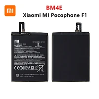 xiao mi 100 orginal bm4e 4000mah battery for xiaomi mi pocophone f1 bm4e high quality phone replacement batteries