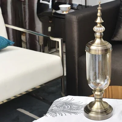 

Американская Европейская искусственная кожа домашний декор для гостиной хрустальные стеклянные вазы цветочные наборы украшения для обеденного стола