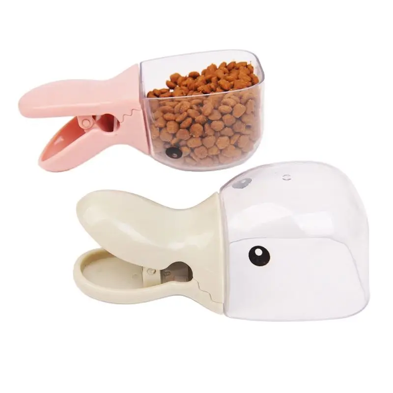 

1Pc Cute Cartoon Pet Food Scoop Plastic Duckbilled Multi-Purpose Cat Dog Food Spoon Pet Feeder Feeding Supplies Blue Pink