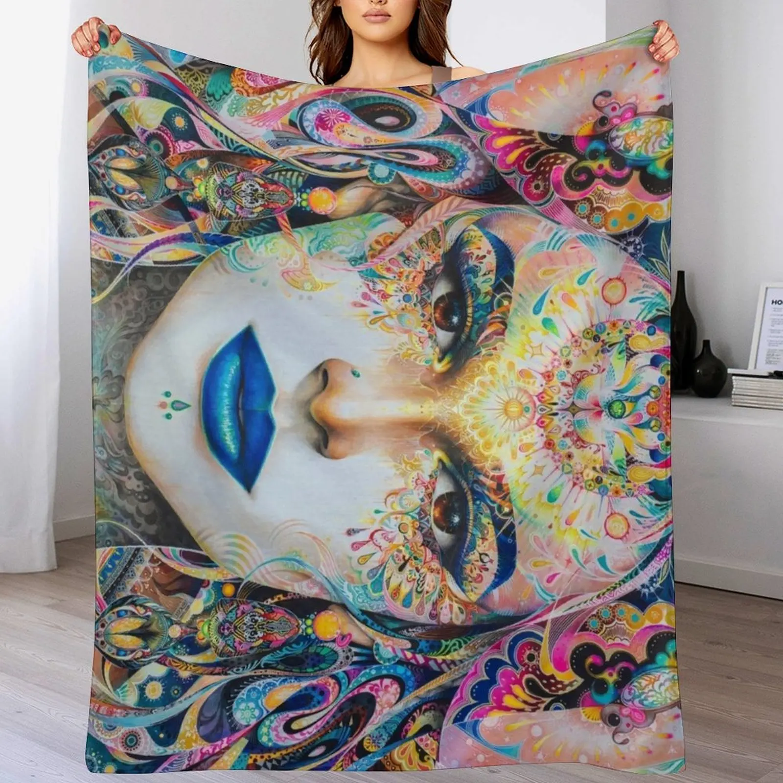 Shakti - горизонтальное одеяло из фланелевой ткани рождественские подарки для