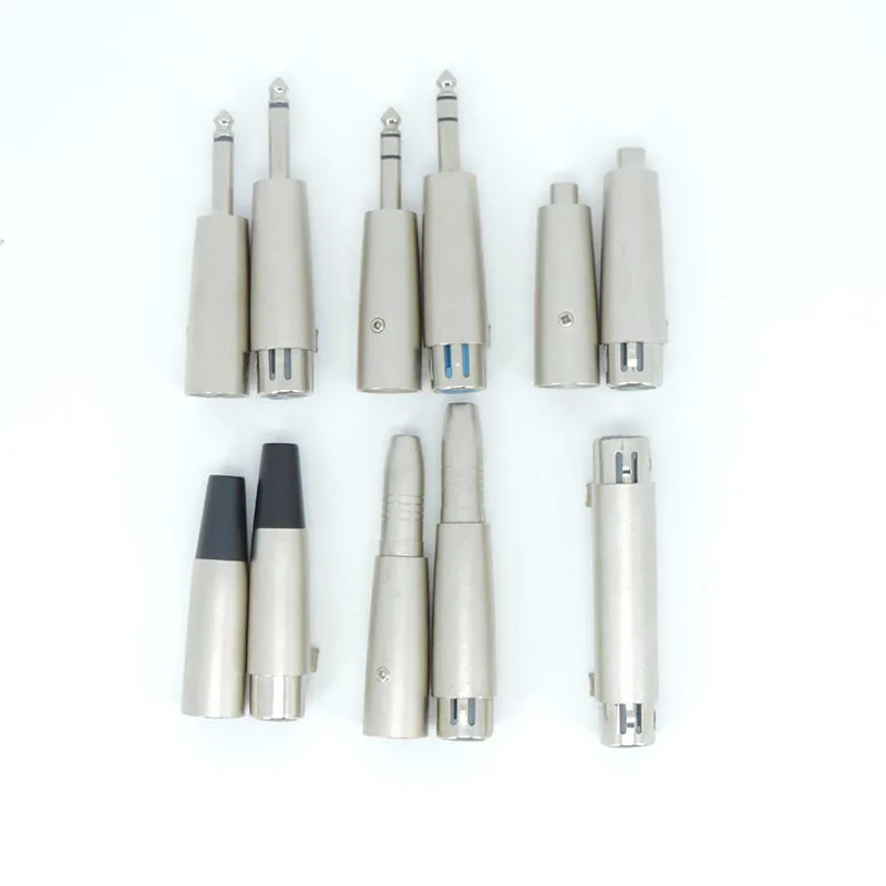 1x audio Microphone 3pin XLR Male female To 1/4