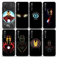 phone case for xiaomi mi 9 9t se mi 10t 10s mi a2 lite cc9 note 10 pro 5g soft case cover cool iron man marvel