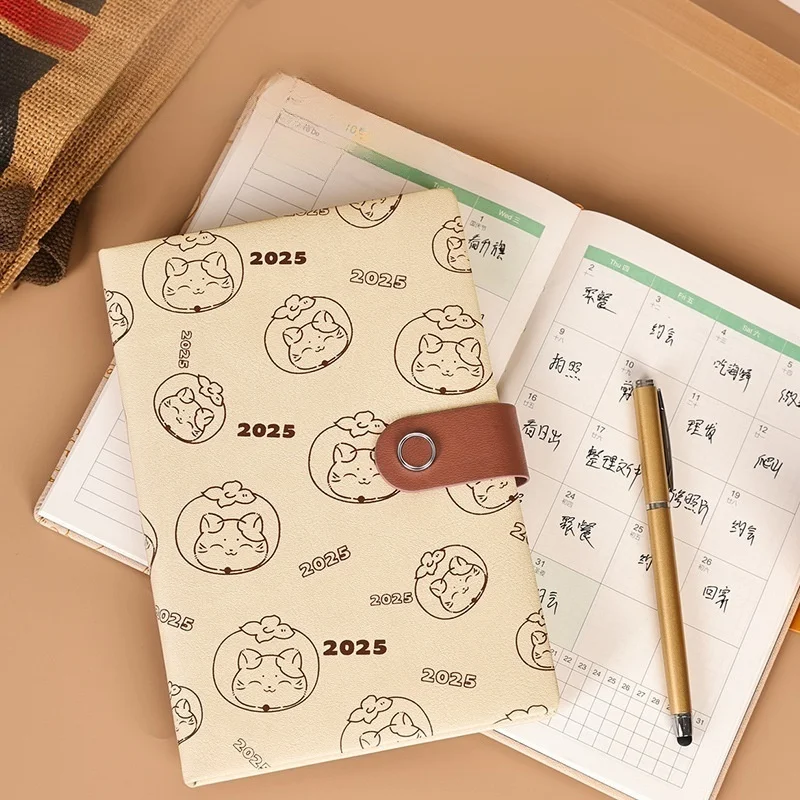 Ежедневник-планировщик 2025 органайзер для дневника еженедельный блокнот журнал A5