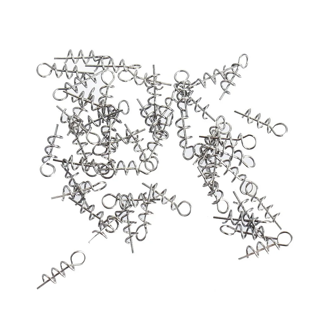 

Pack of 50 Lure Baits Worms Crank Hook Pin Fixed Lock Screw Needle