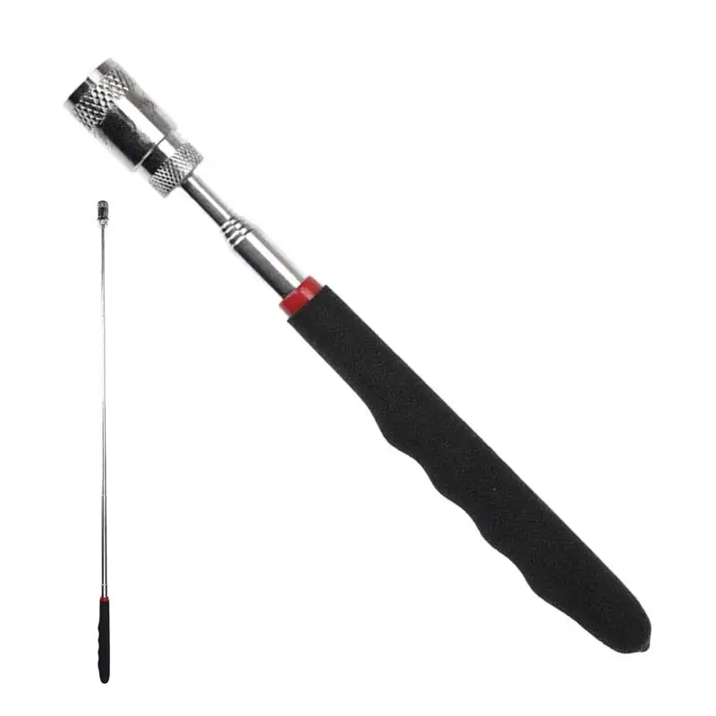 

Handy Telescopic Pickup Tool With LED Light Adjustable Magnetic Pick-up Tools Handy Extendable Stick For Screws Nuts Bolt